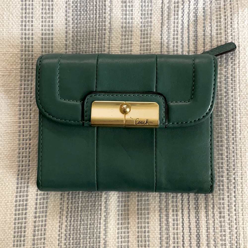 COACH leather wallet